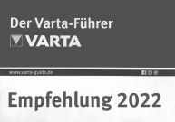 Varta-Führer Empfehlung 2022